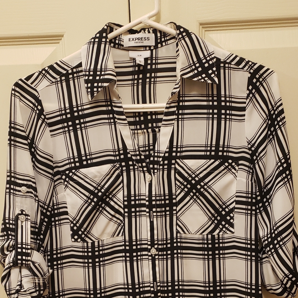 Express bottom down blouse